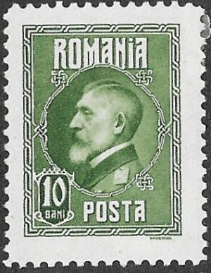 1926 The 60th Anniversary of the Birth of King Ferdinand I. 10B. MH. Cat.301