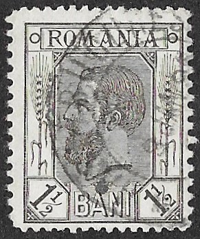 1894 -1898 King Karl I. 1 1/2B. Cancelled. Cat.96