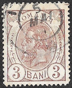 1894 -1898 King Karl I. 3B. Cancelled. Cat.97