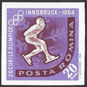 1963 Winter Olympic Games - Innsbruck 1964, Austria, 20B. Imperforated