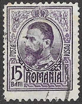 1908 King Karl I. 15B. Cancelled. Cat.215