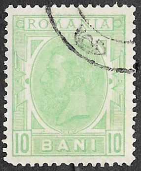 1894 -1898 King Karl I. 10B. Cancelled. Cat.99