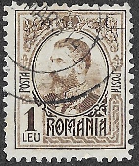 1908 King Karl I. 1L. Cancelled. Cat.219