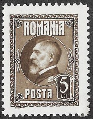 1926 The 60th Anniversary of the Birth of King Ferdinand I. 5L. MNH. Cat.307